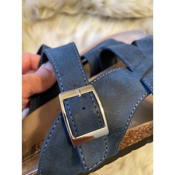 Cliffs By White Mountain Women's Blue Sandals Size 9M - Picture 6 of 8